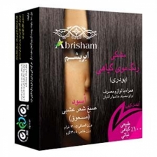 رنگ موی گیاهی مشکی ابریشم